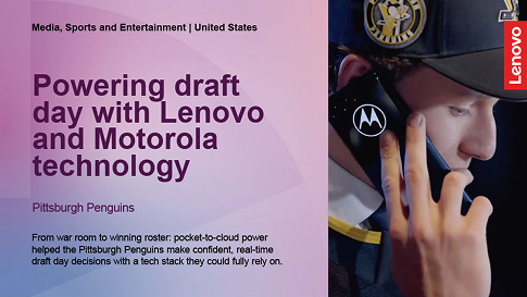 Pittsburgh Penguins — powering draft day with Lenovo and Motorola technology